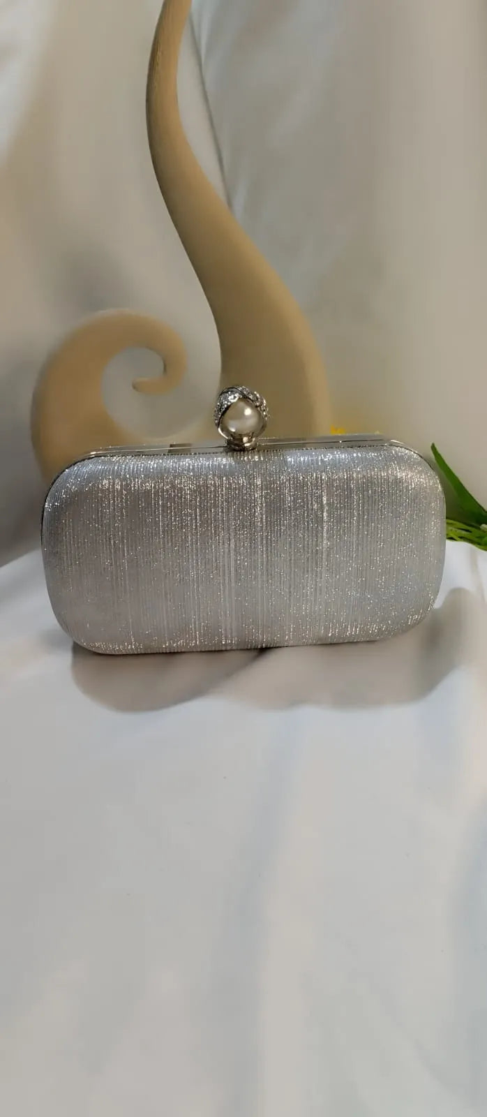 Luxury Golden Pearl Clutch