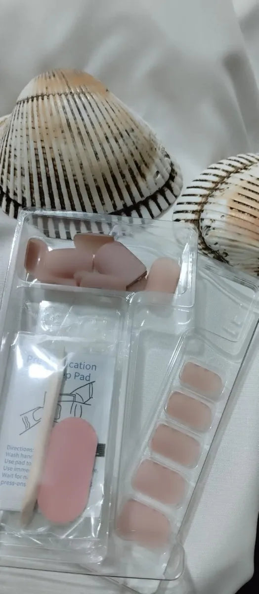 Matte Press-On Nails – 24pcs Complete Set