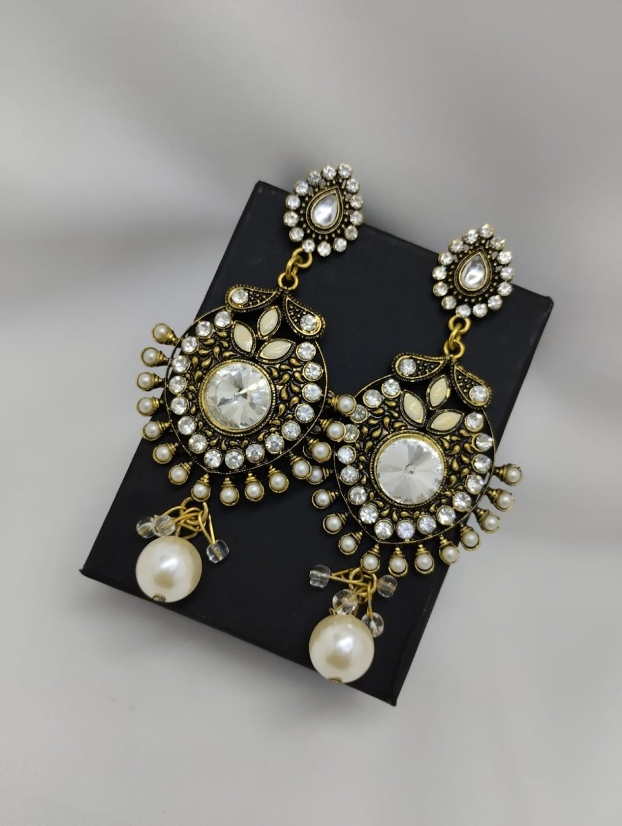 Antique pearl earrings