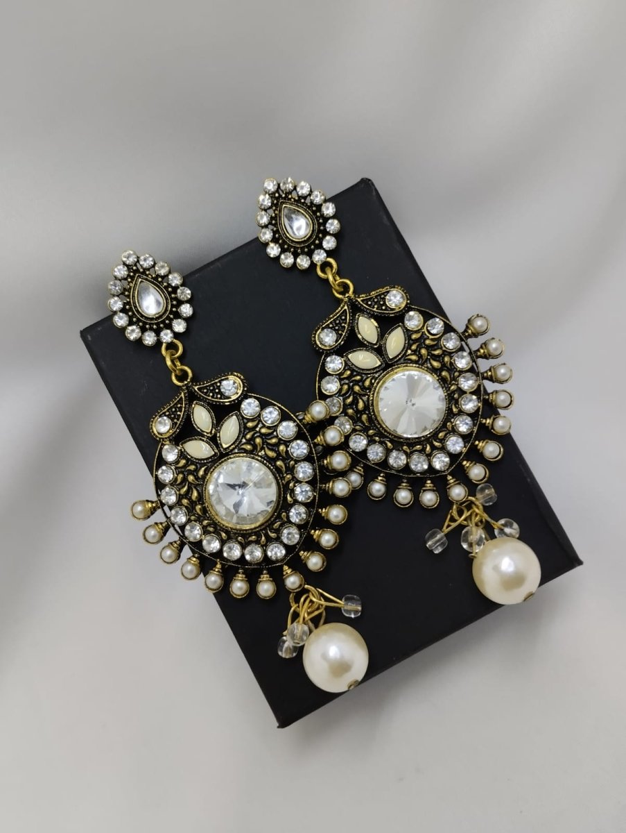 Antique pearl earrings