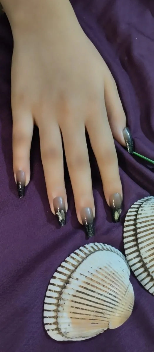 stones nails,12pcs with application kit