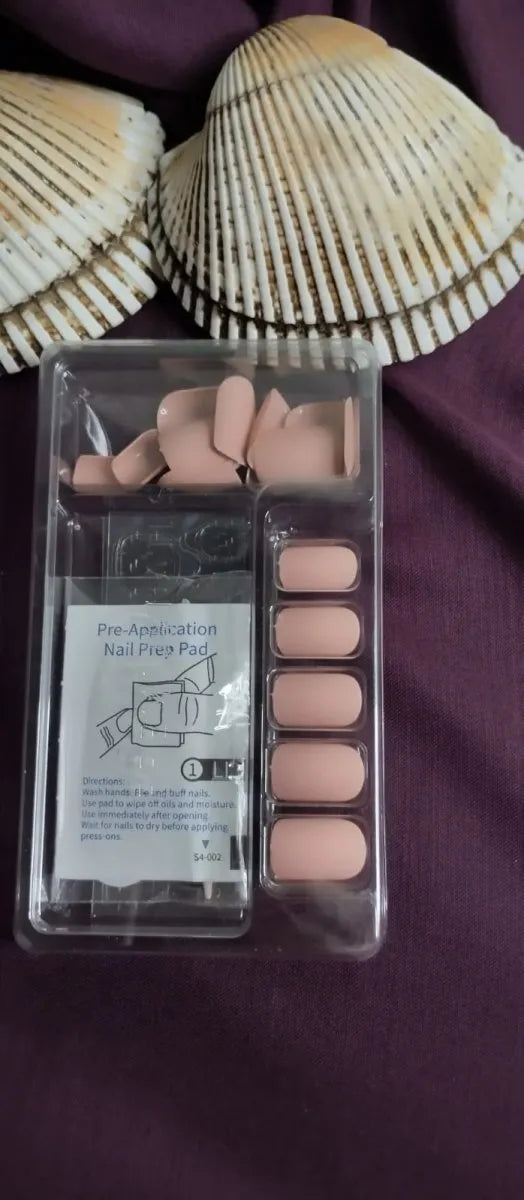 Matte Press-On Nails – 24pcs Complete Set