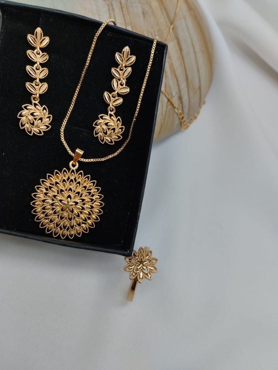 Gold plated combo set