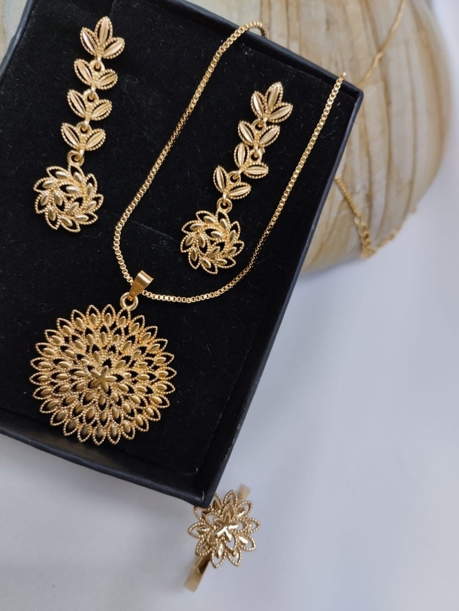 Gold plated combo set