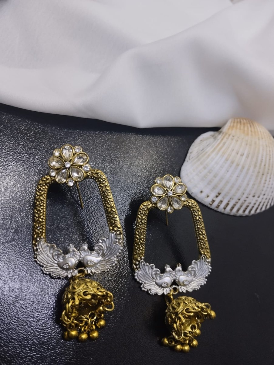 Antique Kundan jhumky 002p