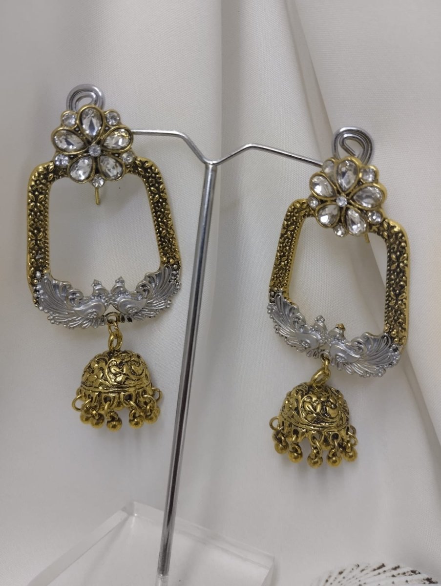 Antique Kundan jhumky 002p