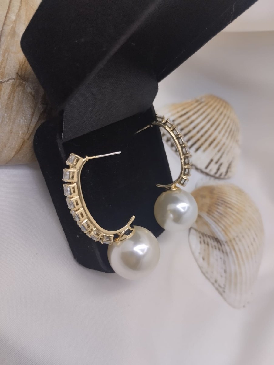Pearl earrings