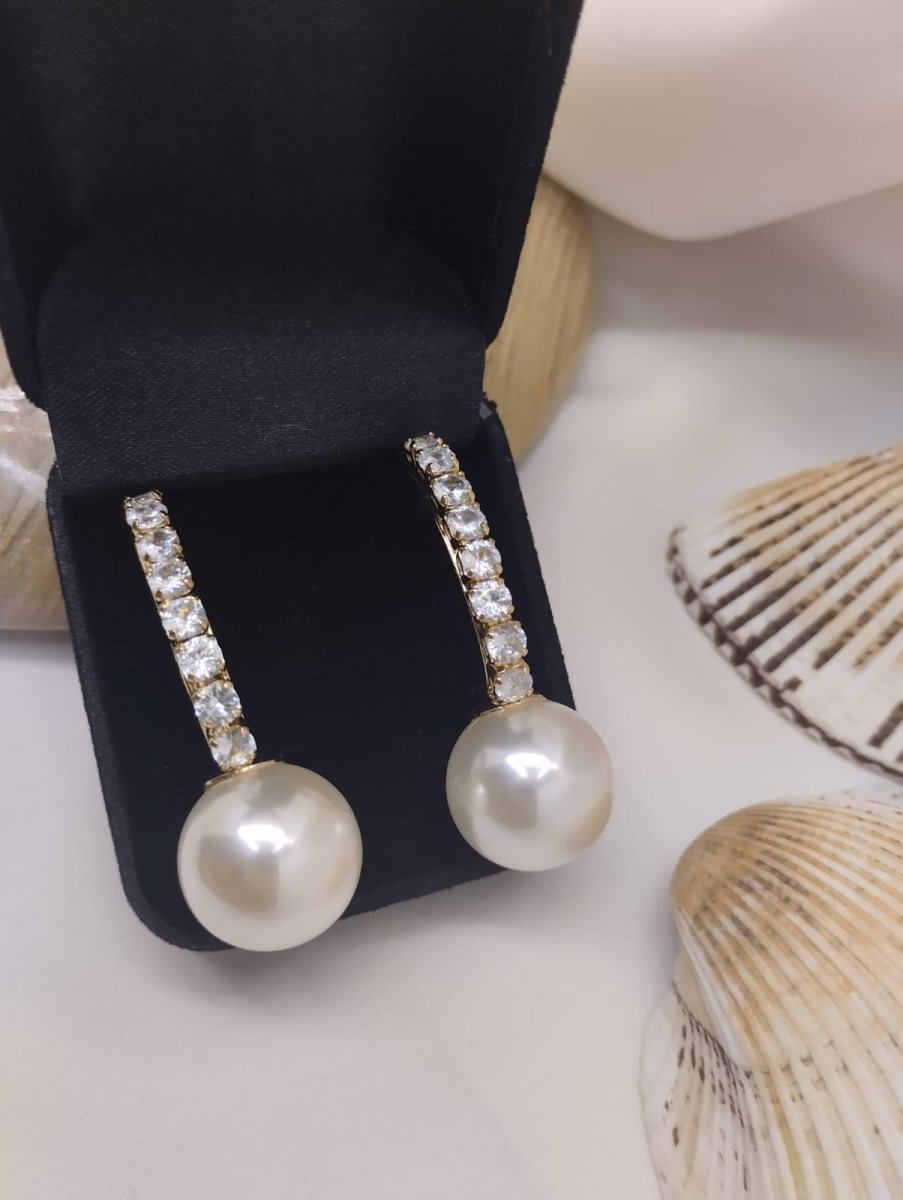 Pearl earrings